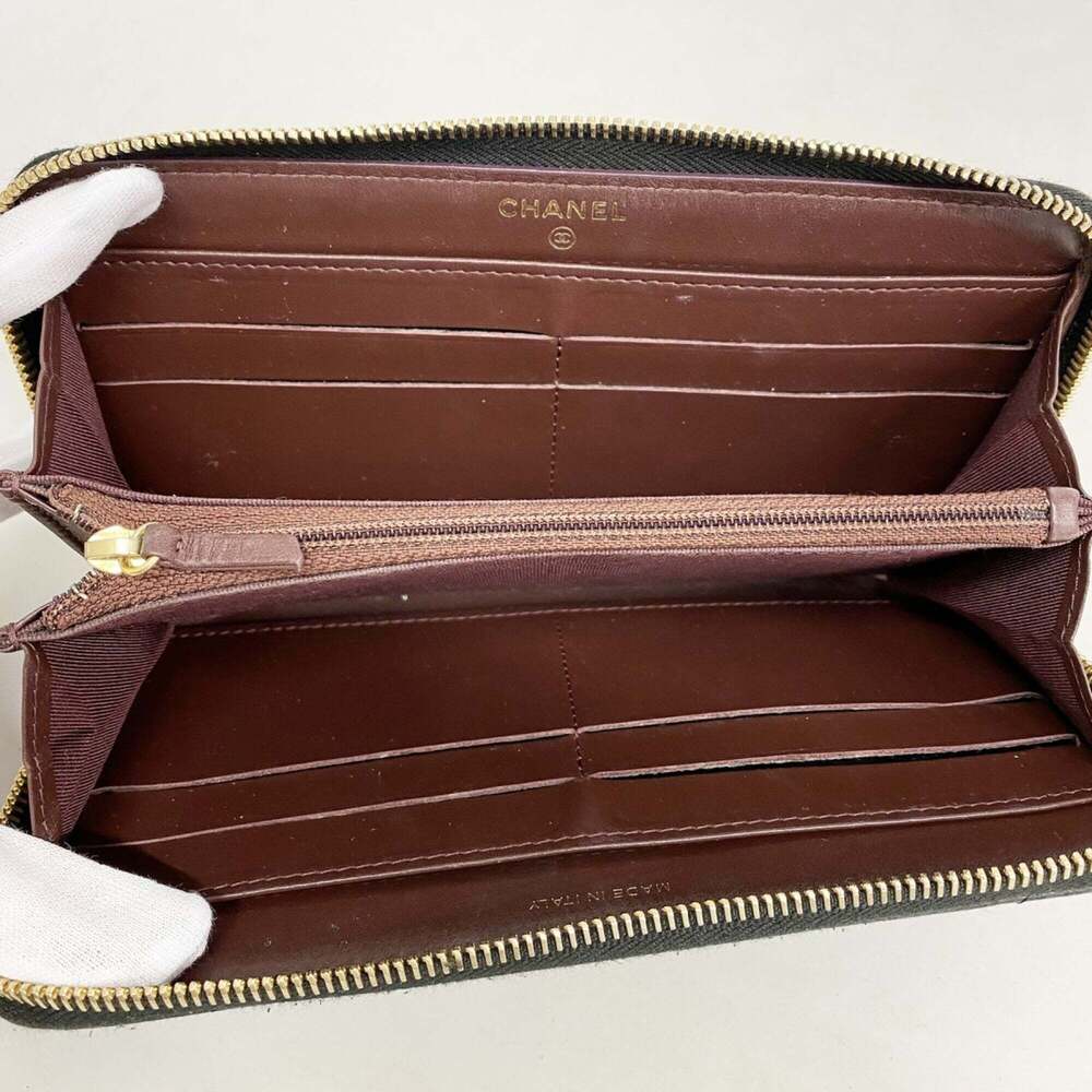CHANEL Black Caviar Leather Wallet - Picture 3 of 8